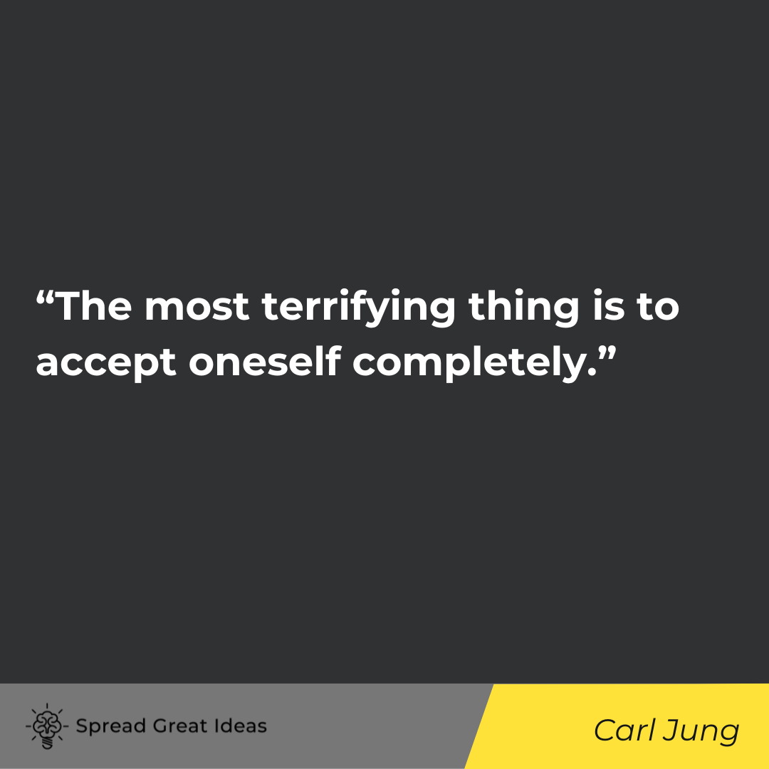 Carl Jung quote on self acceptance