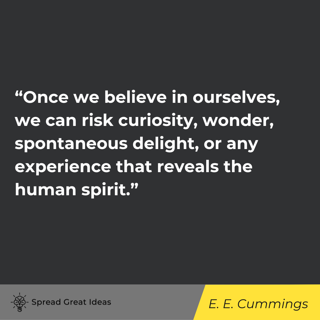 E.E. Cummings be yourself quote