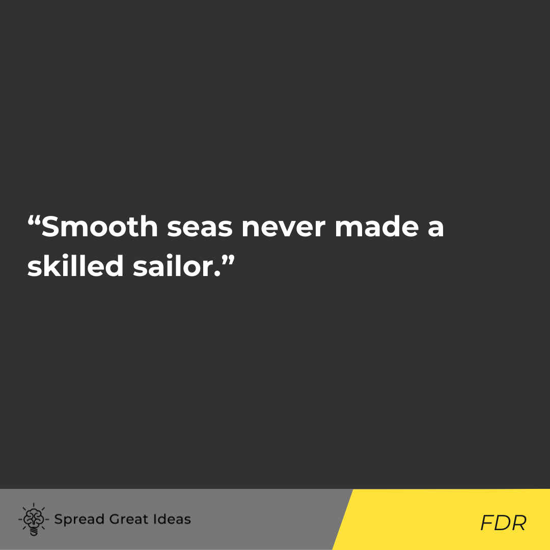 FDR quote on adversity