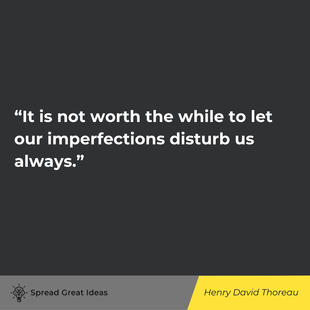 Henry David Thoreau quote on self acceptance