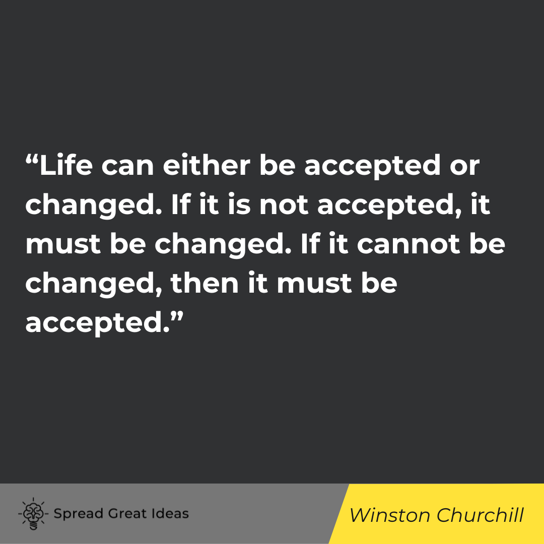 Winston Churchill quote on adversity