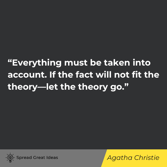 Agatha Christie quote on acceptance