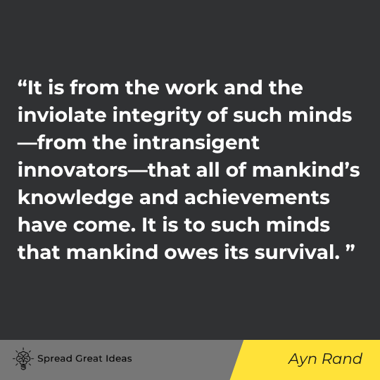 Ayn Rand quote on acceptance
