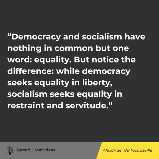 Alexander de Tocqueville quote on government
