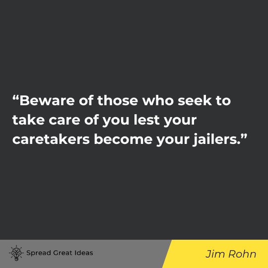 Jim Rohn quote on government