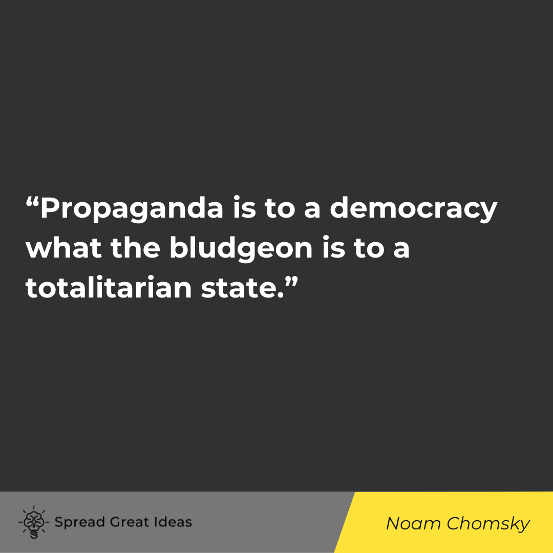 Noam Chomsky quote on tyranny