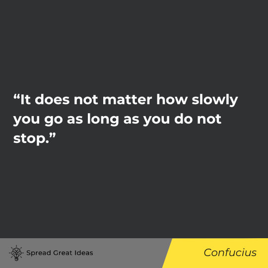Confucius quote on perseverance