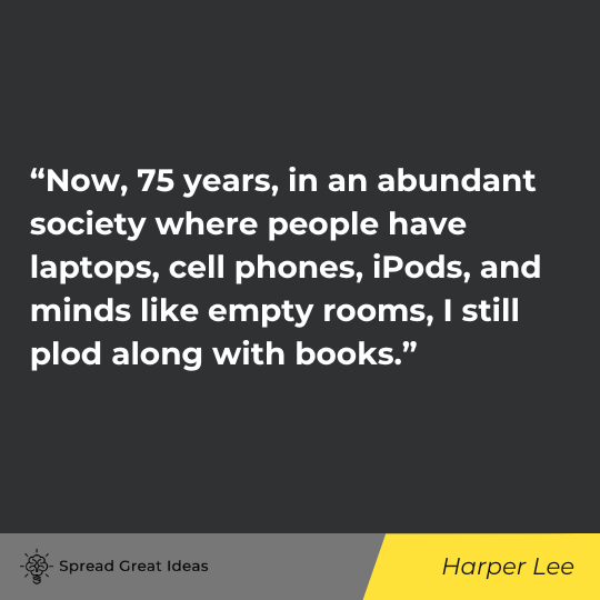 Harper Lee quote on social media