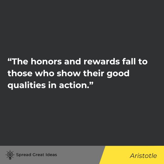 Aristotle quote on appreciation