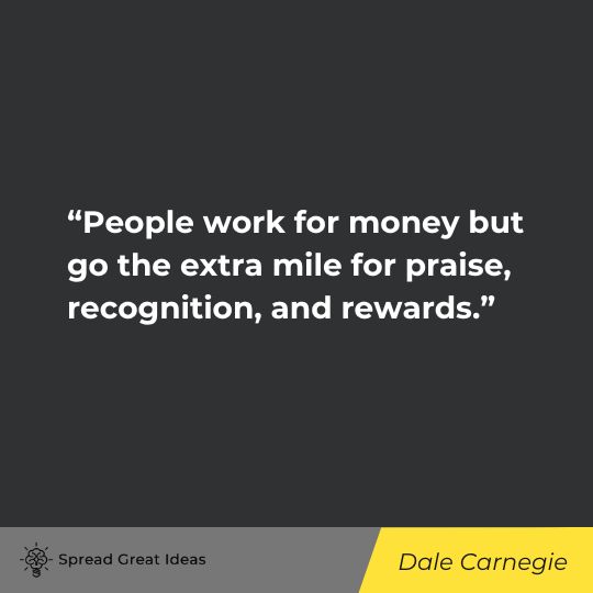 Dale Carnegie quote on appreciation