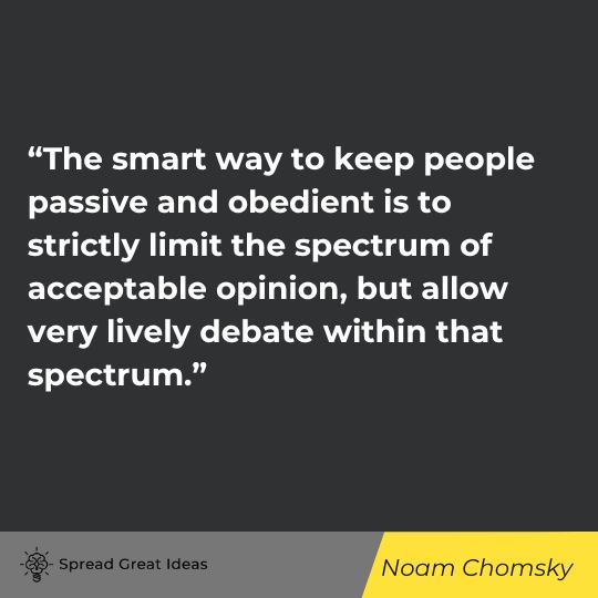 Noam Chomsky on free speech