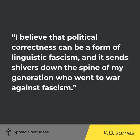P.D. James quote on free speech