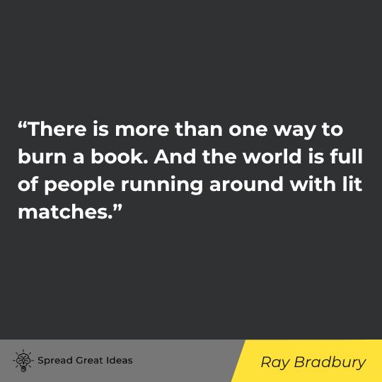 Ray Bradbury quote on free speech