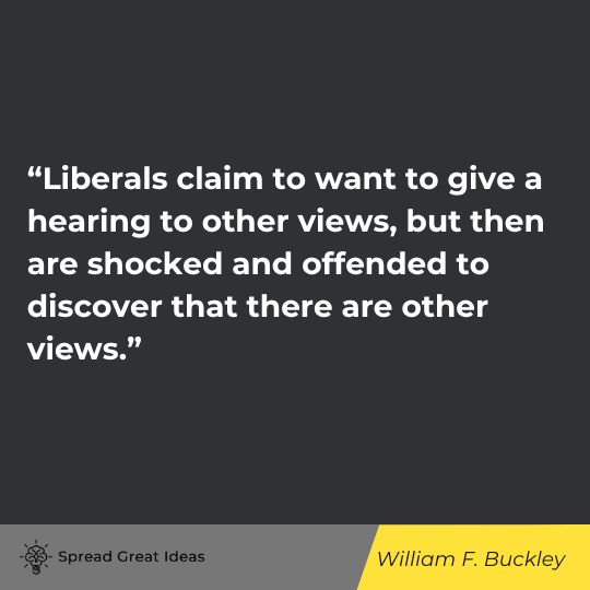 William F. Buckley quote on free speech