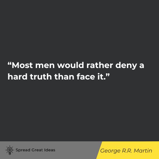 George R.R. Martin quote on integrity
