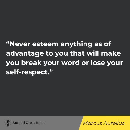 Marcus Aurelius quote on integrity
