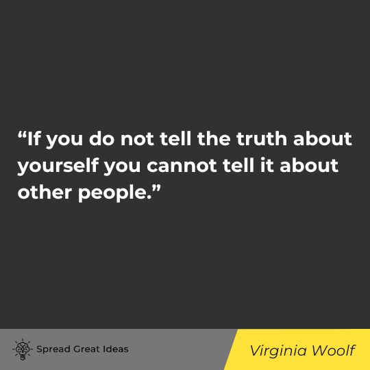 Virginia Woolf quote on integrity