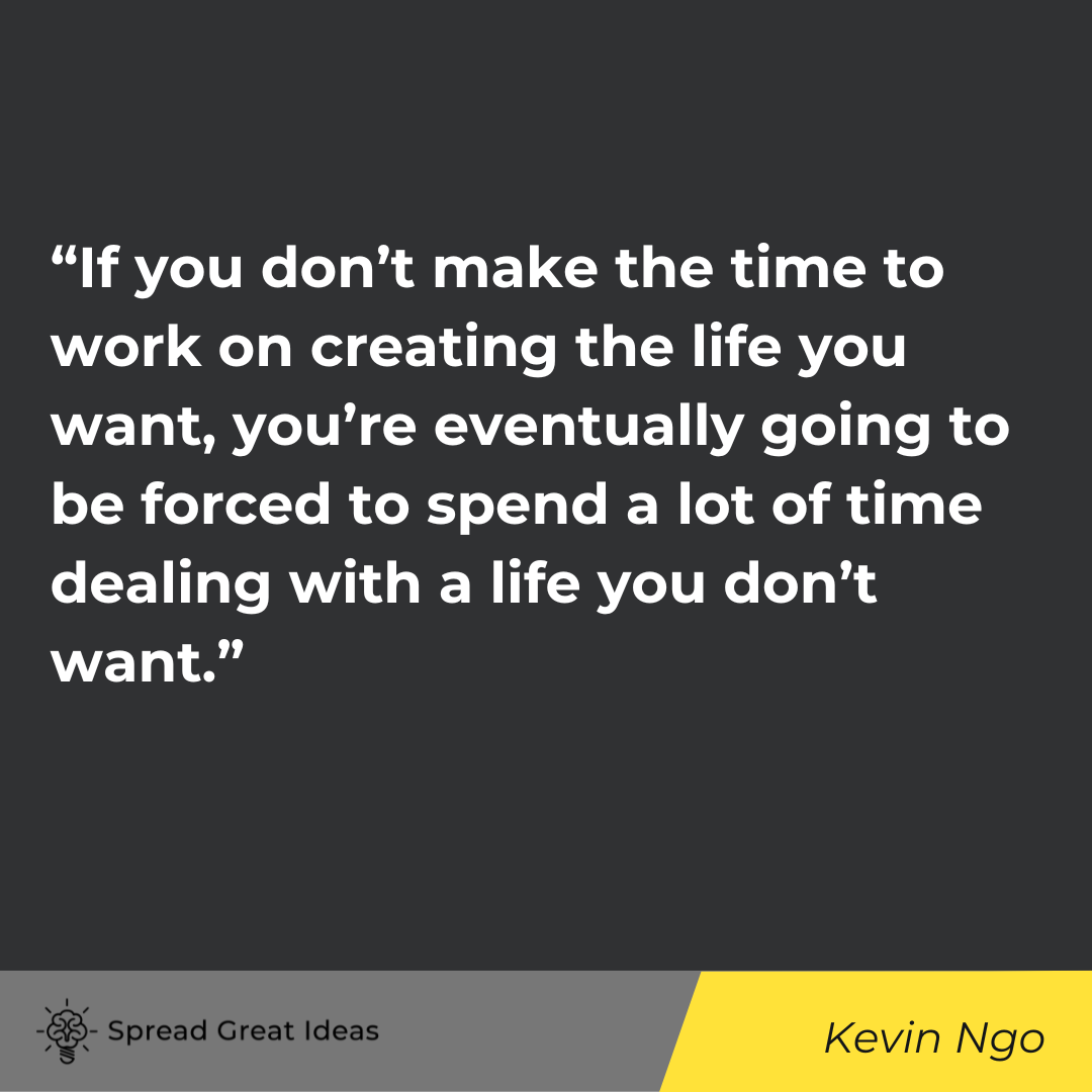 Kevin Ngo quote on self-improvement
