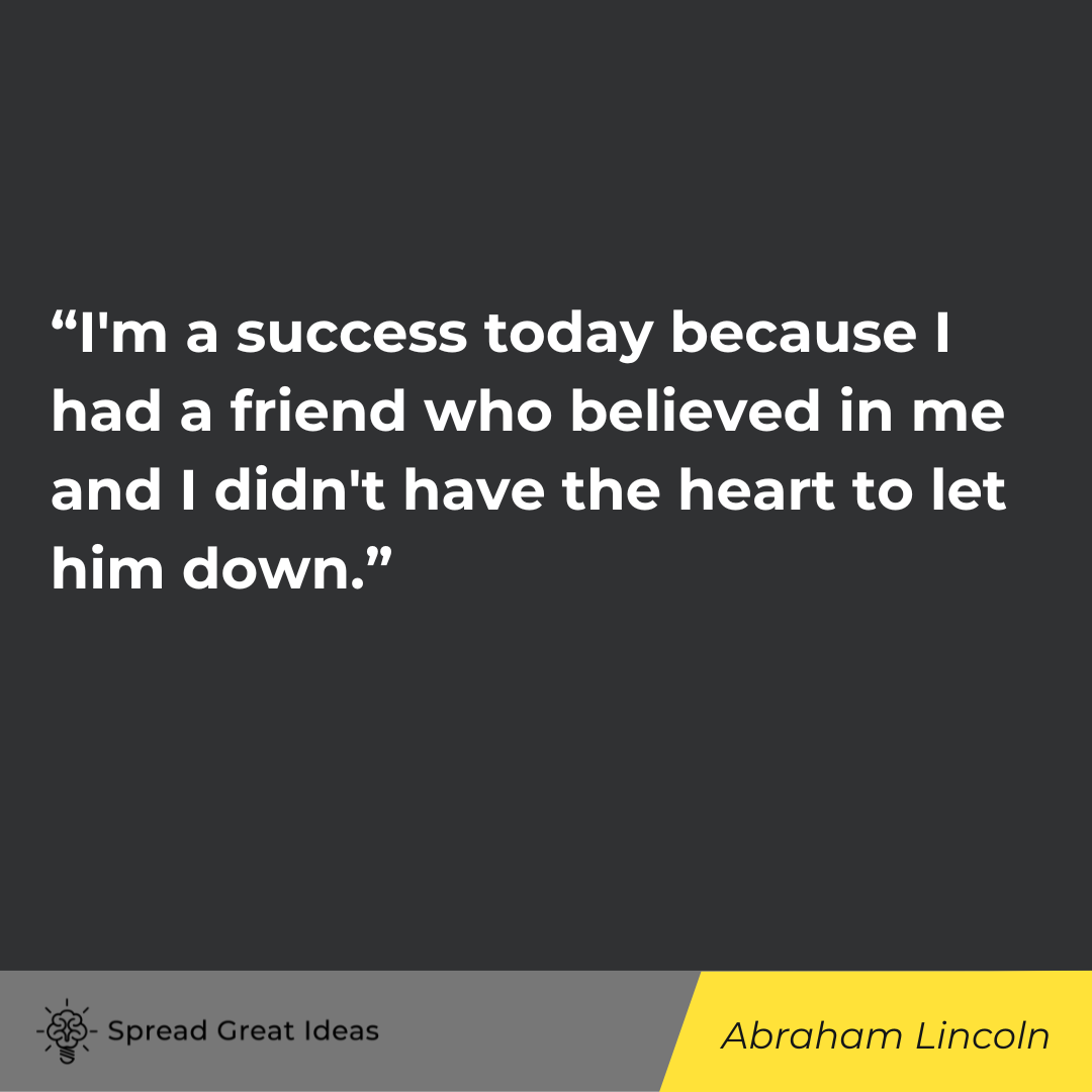 Abraham Lincoln quote on success