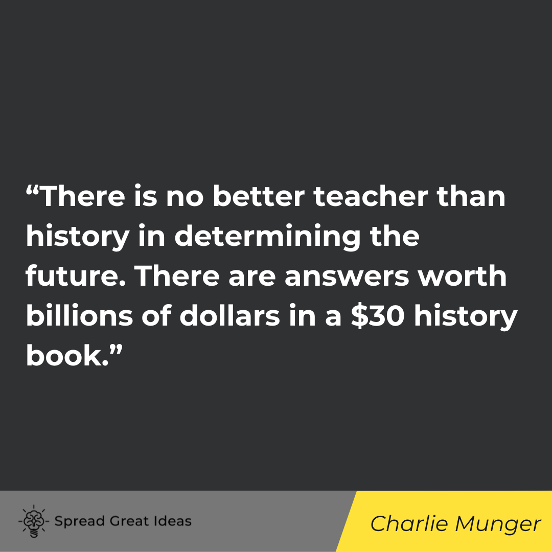 Charlie Munger quote on history