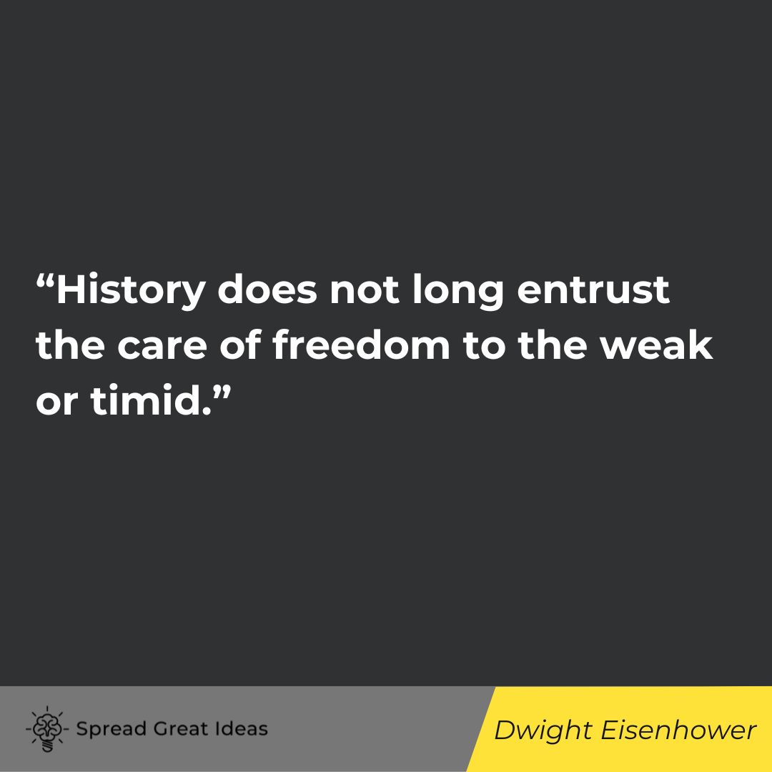 Dwight Eisenhower quote on history