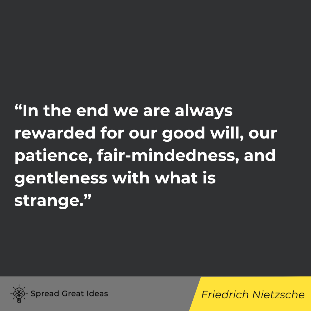 Friedrich Nietzsche quote on patience