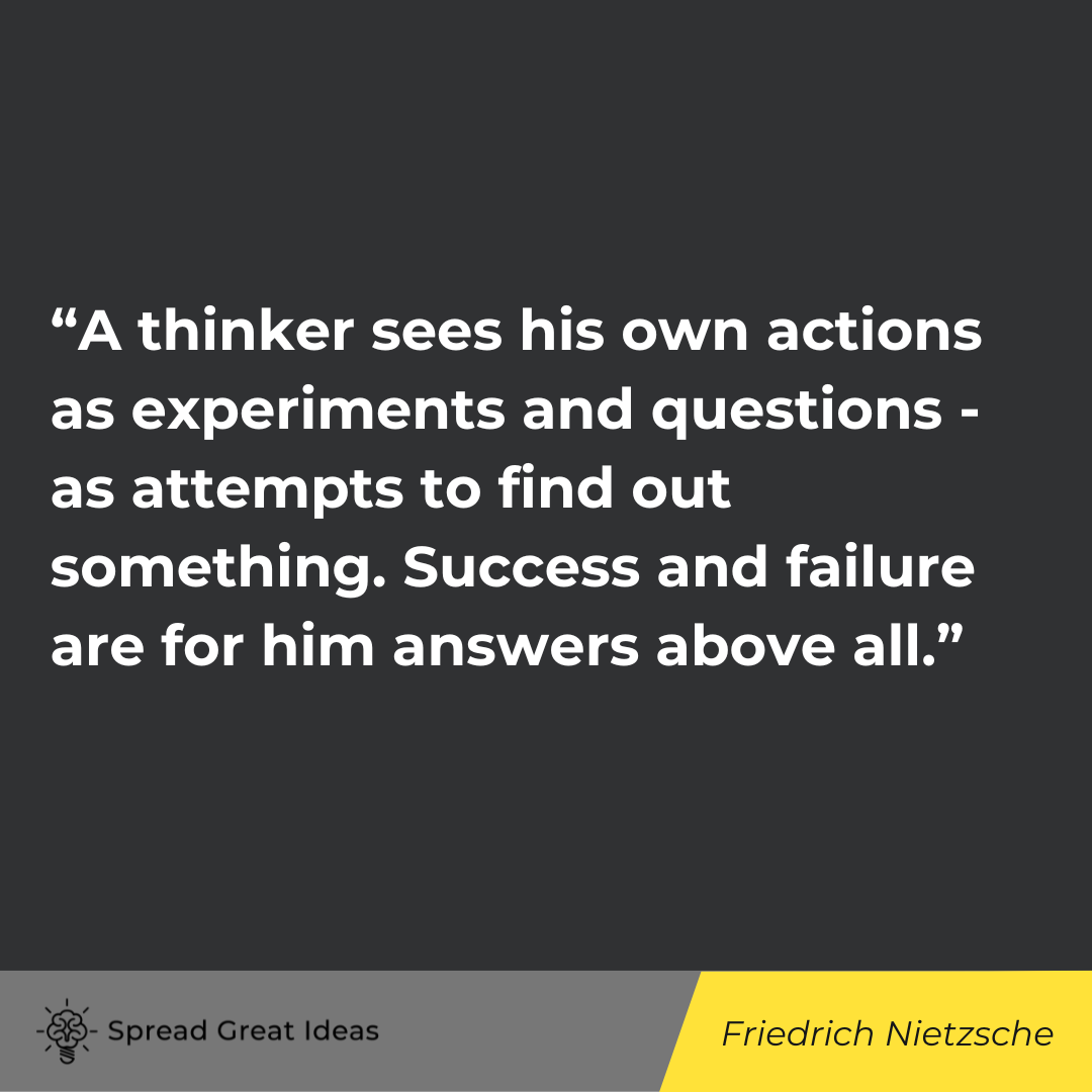 Friedrich Nietzsche quote on success