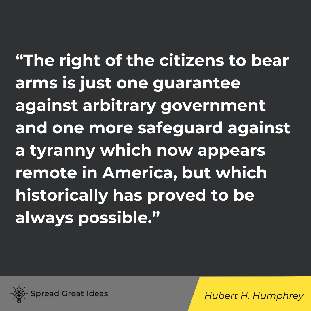 Hubert H. Humphrey quote on civil disobedience