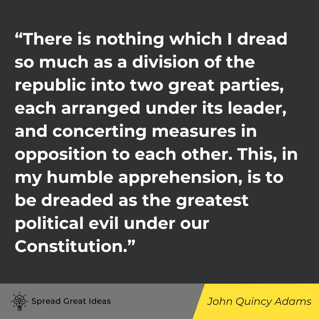 John Quincy Adams quote on collectivism