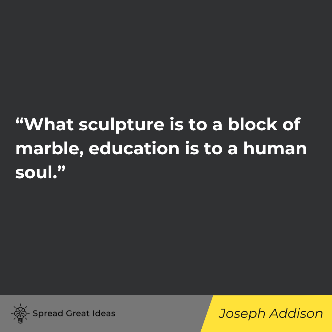 Joseph Addison quote on wisdom