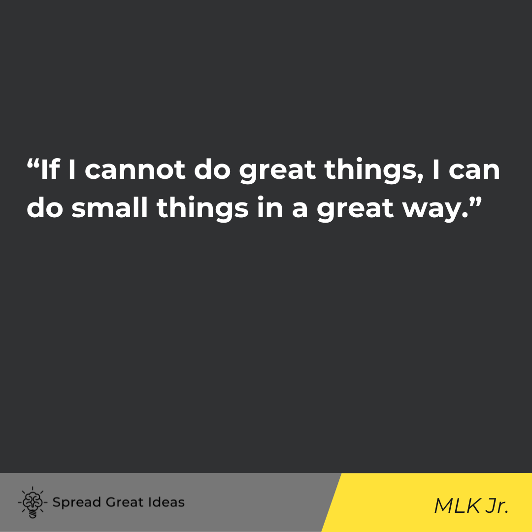 MLK quote on success