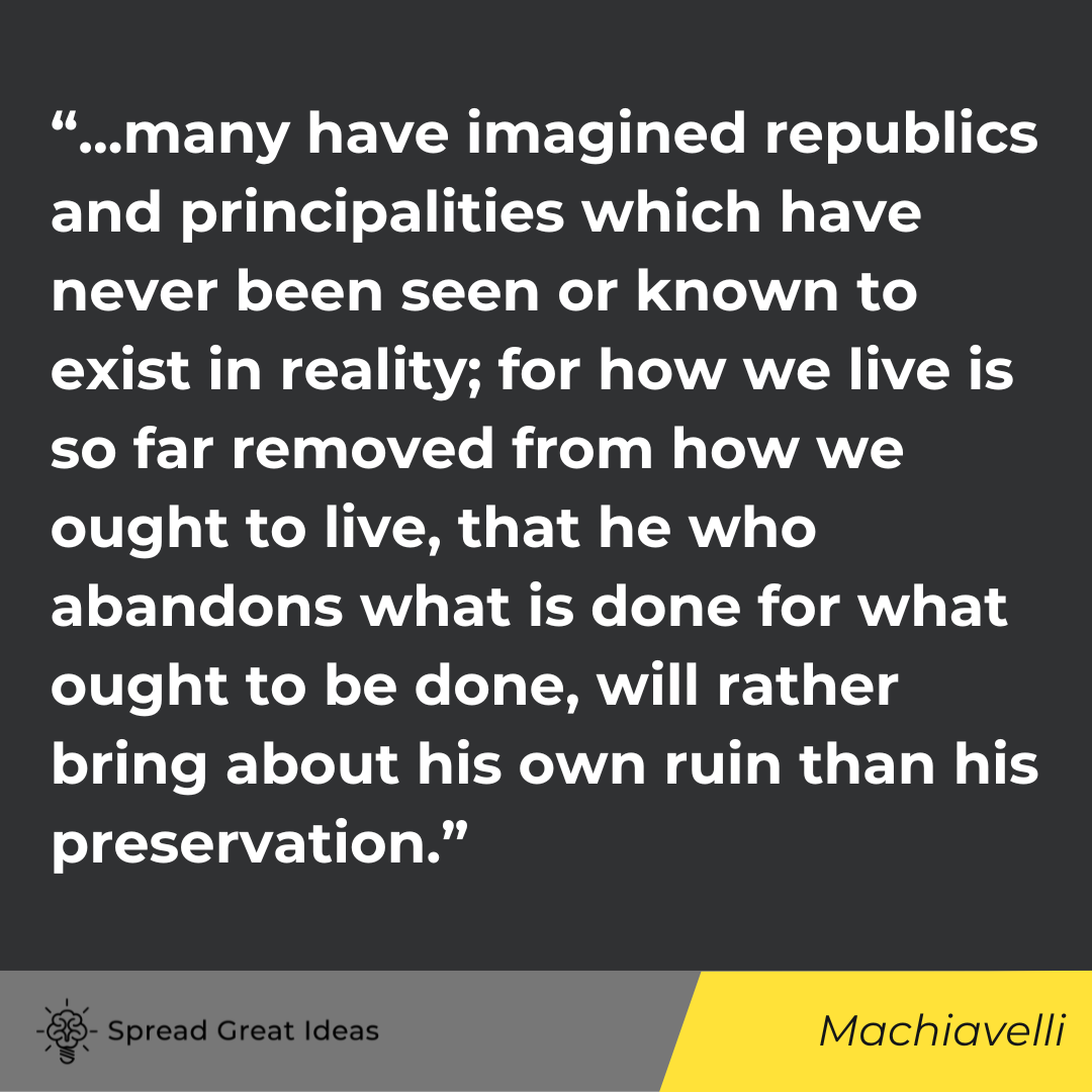 Machiavelli quote on history