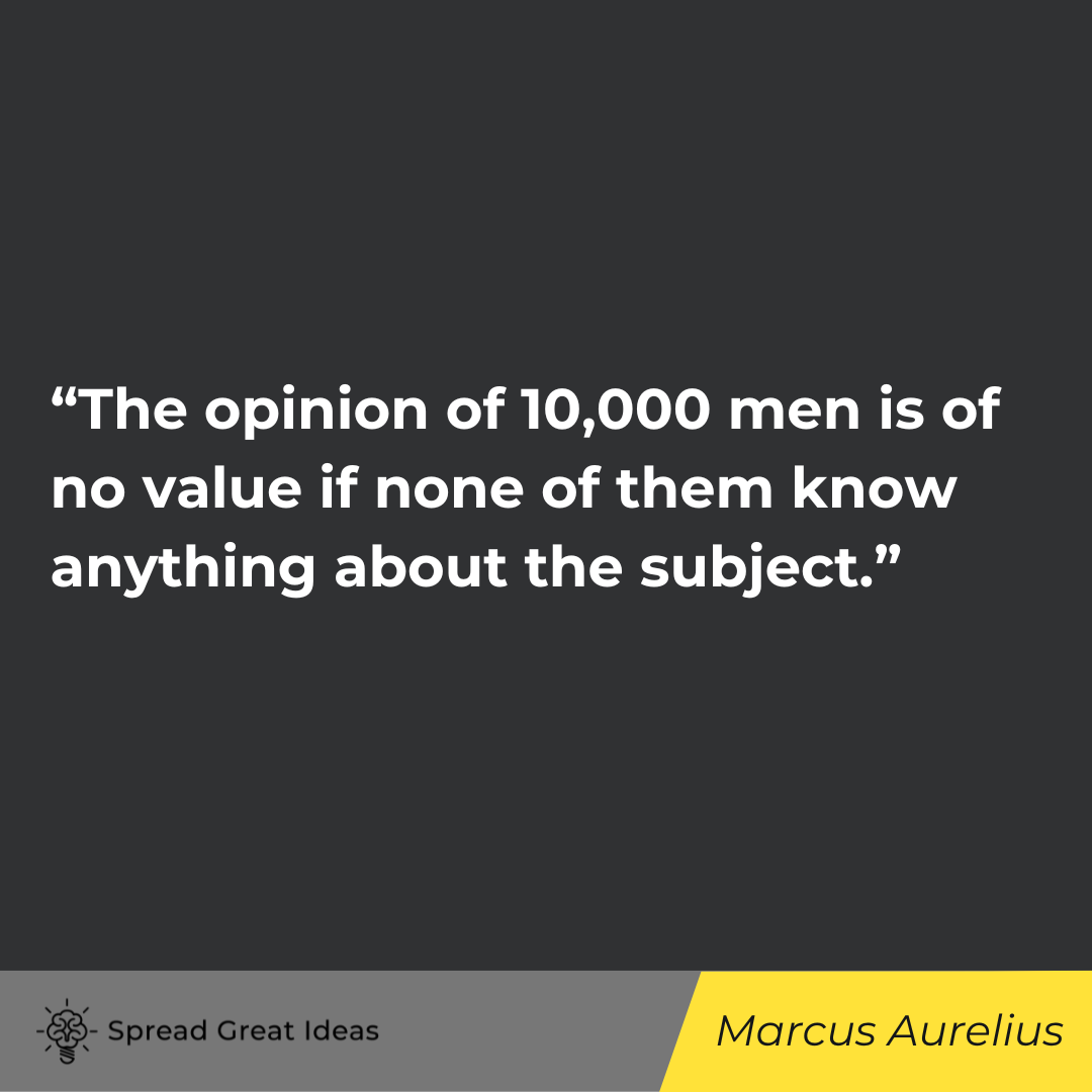 Marcus Aurelius quote on collectivism