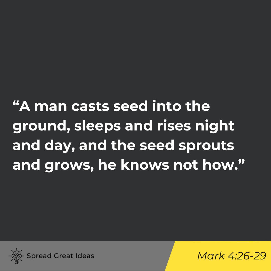 Mark 4-26-29 quote on doing your best