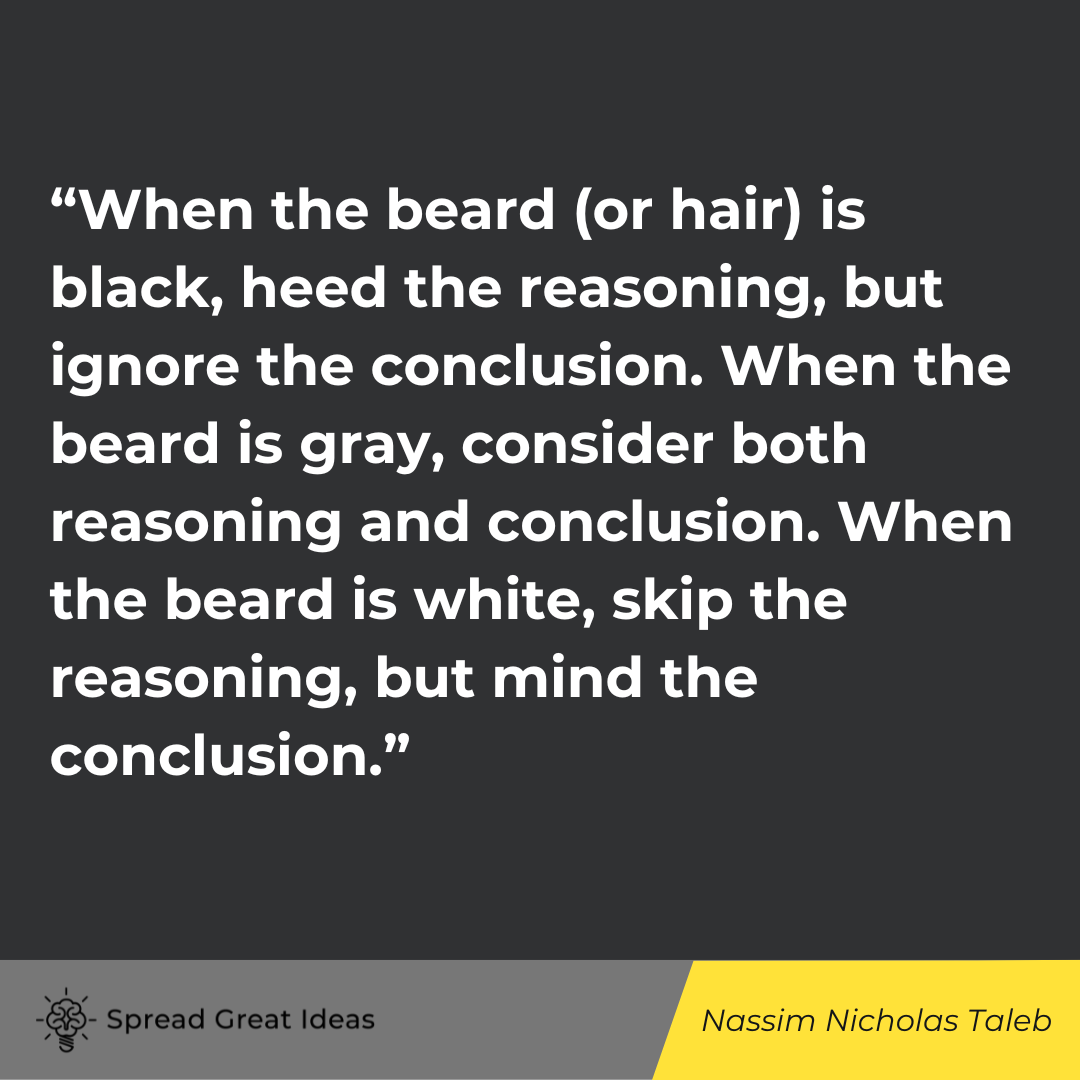 Nassim Nicholas Taleb quote on wisdom