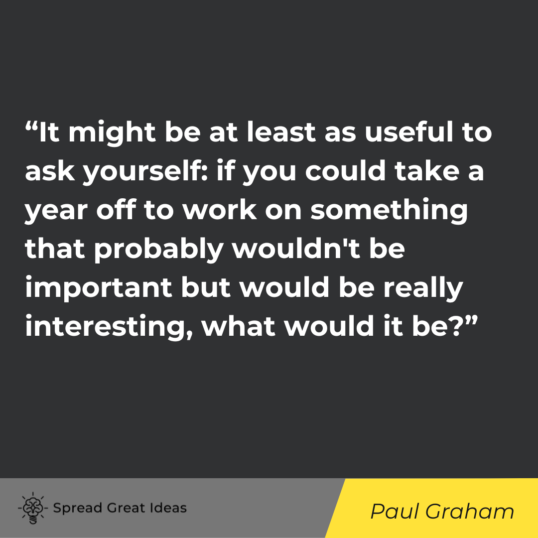 Paul Graham quote on success