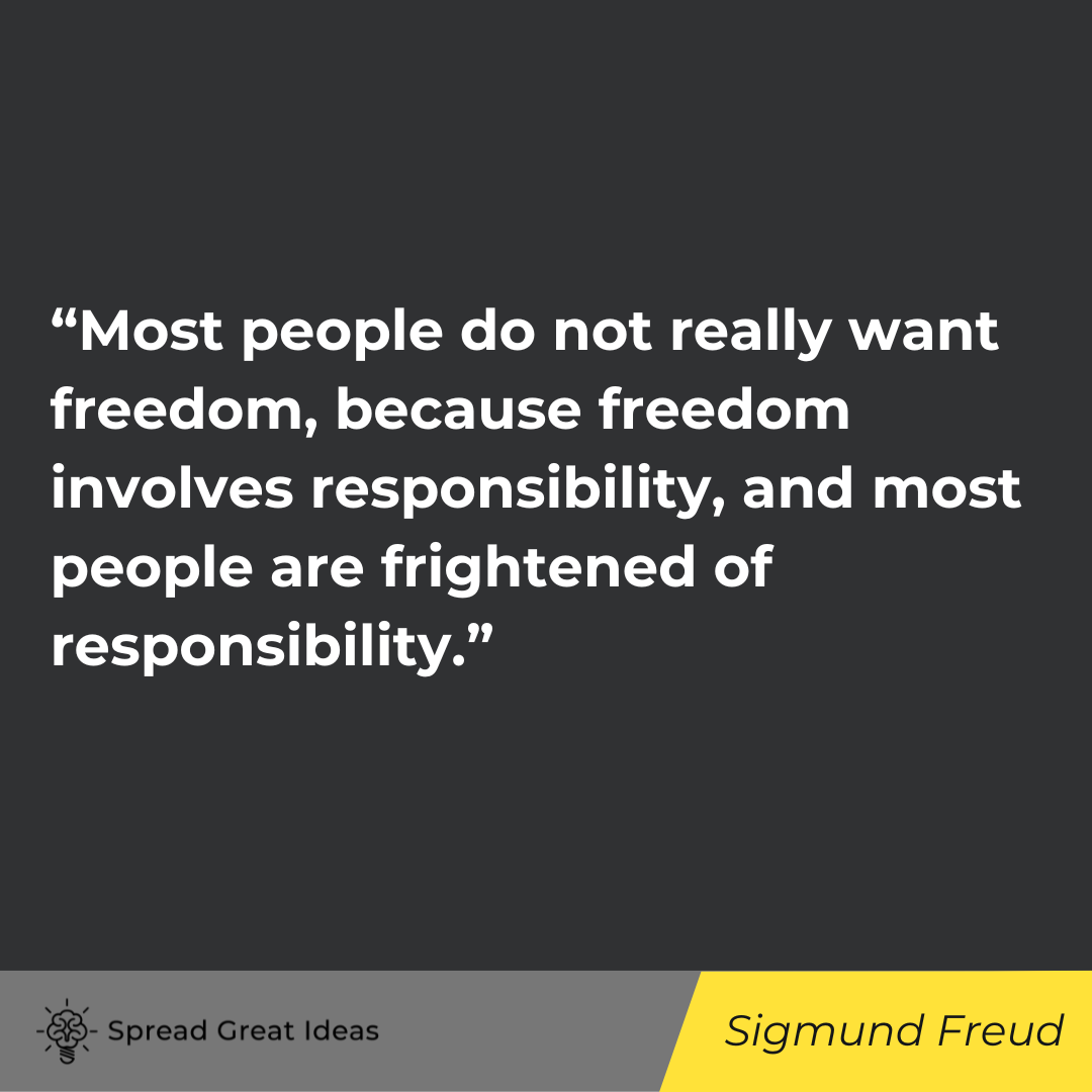 Sigmund Freud quote on human nature