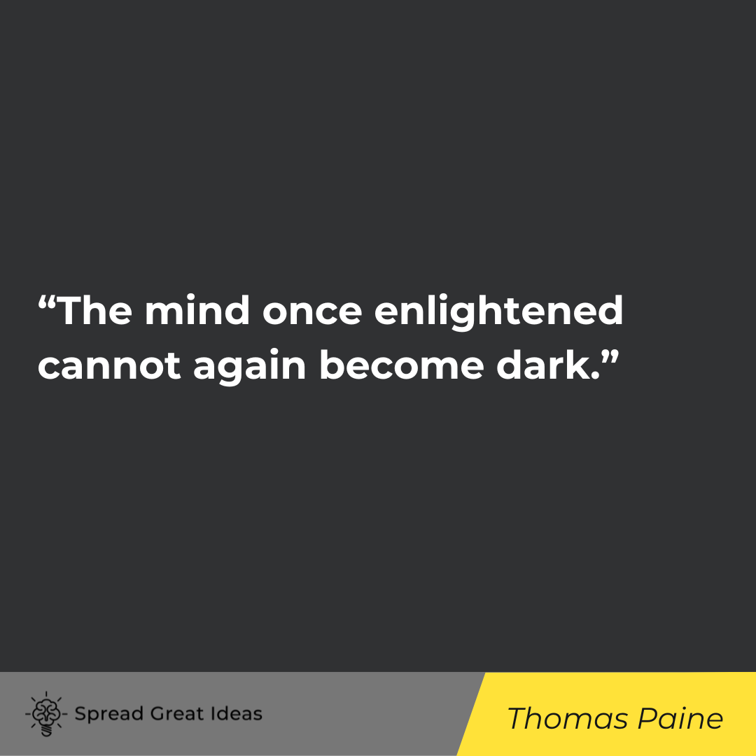 Thomas Paine quote on wisdom