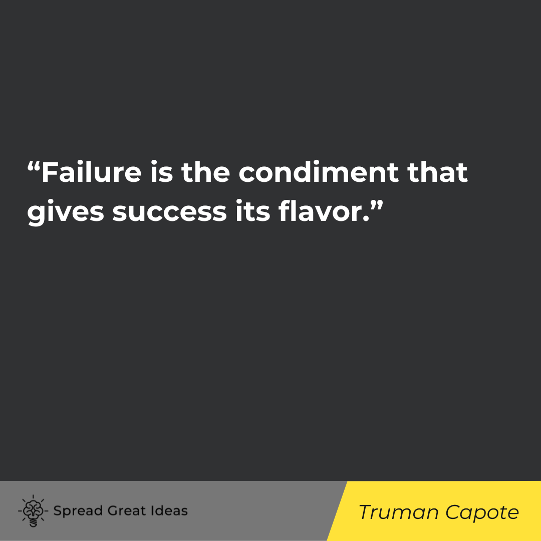 Truman Capote quote on success