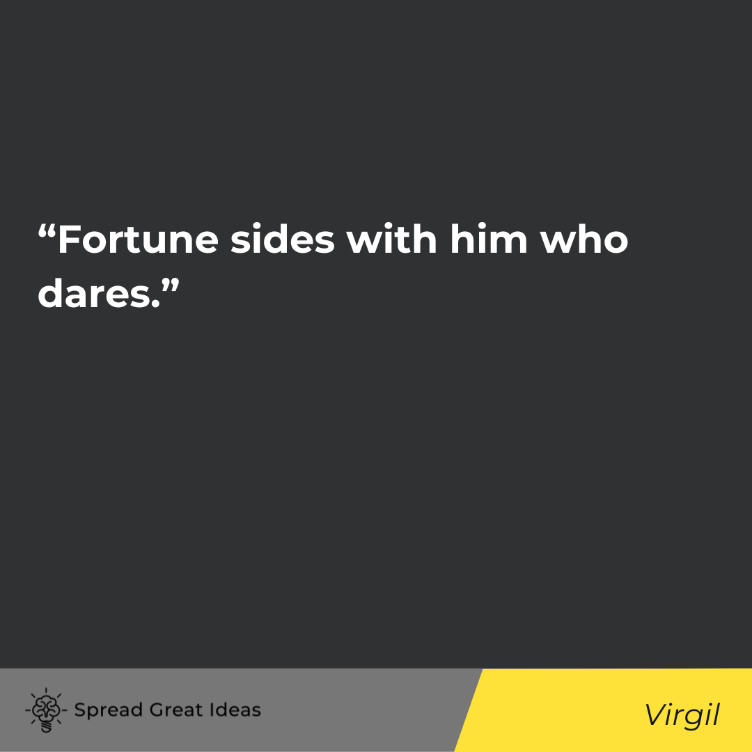 Virgil quote on success