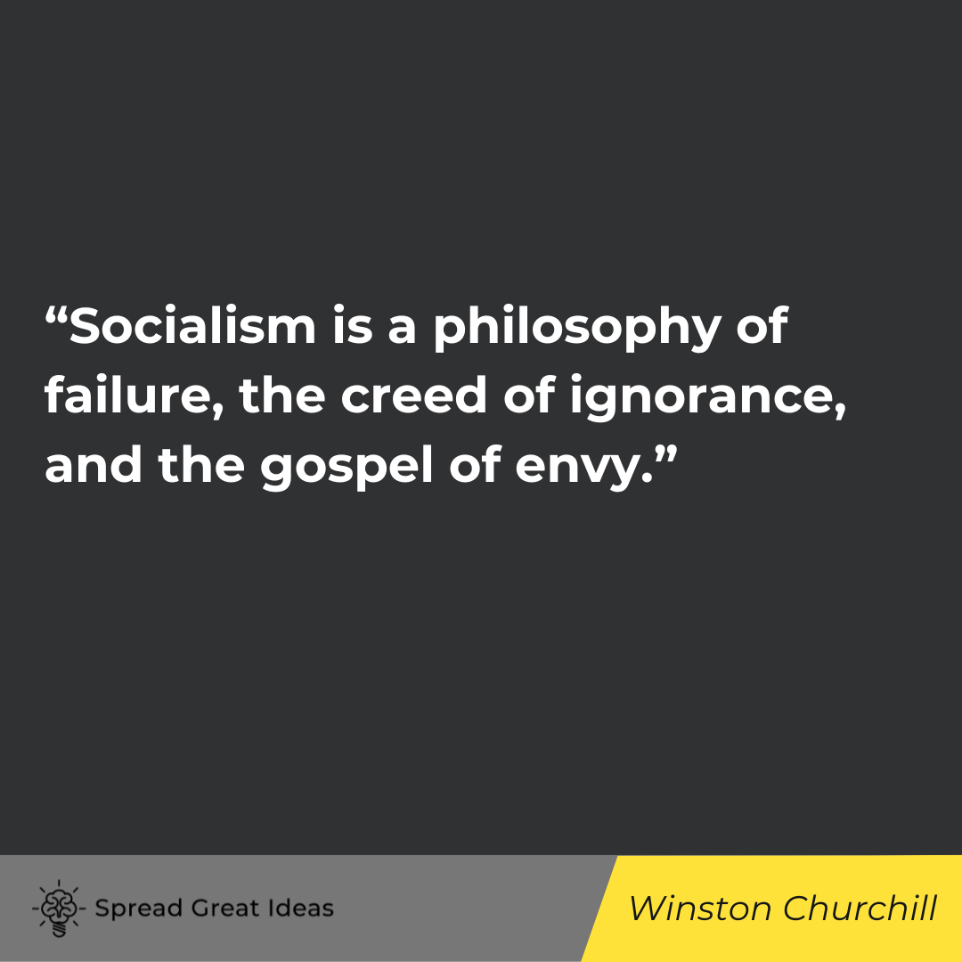 Winston Churchill quote on collectivism