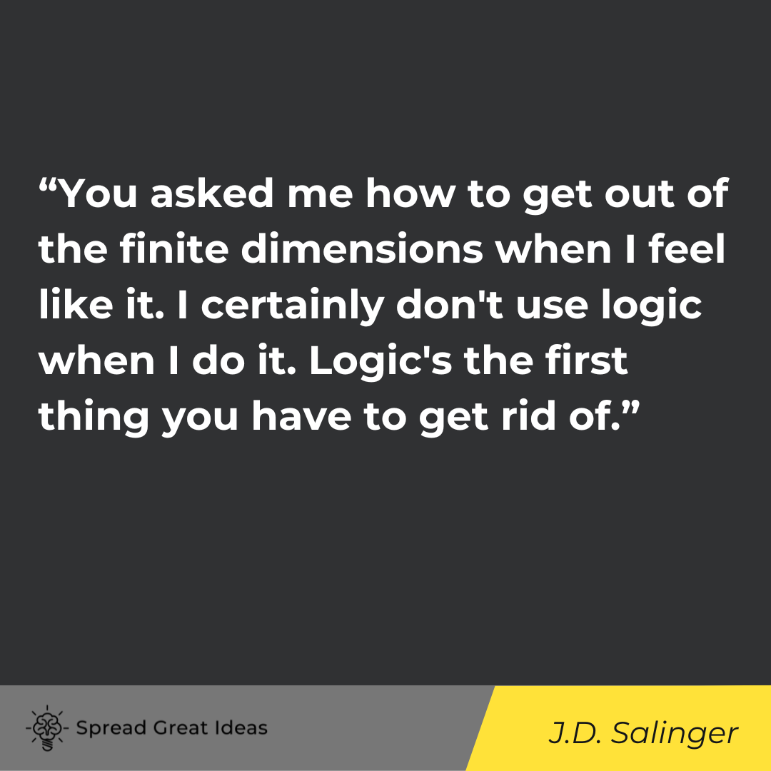 J.D. Salinger quote on duality