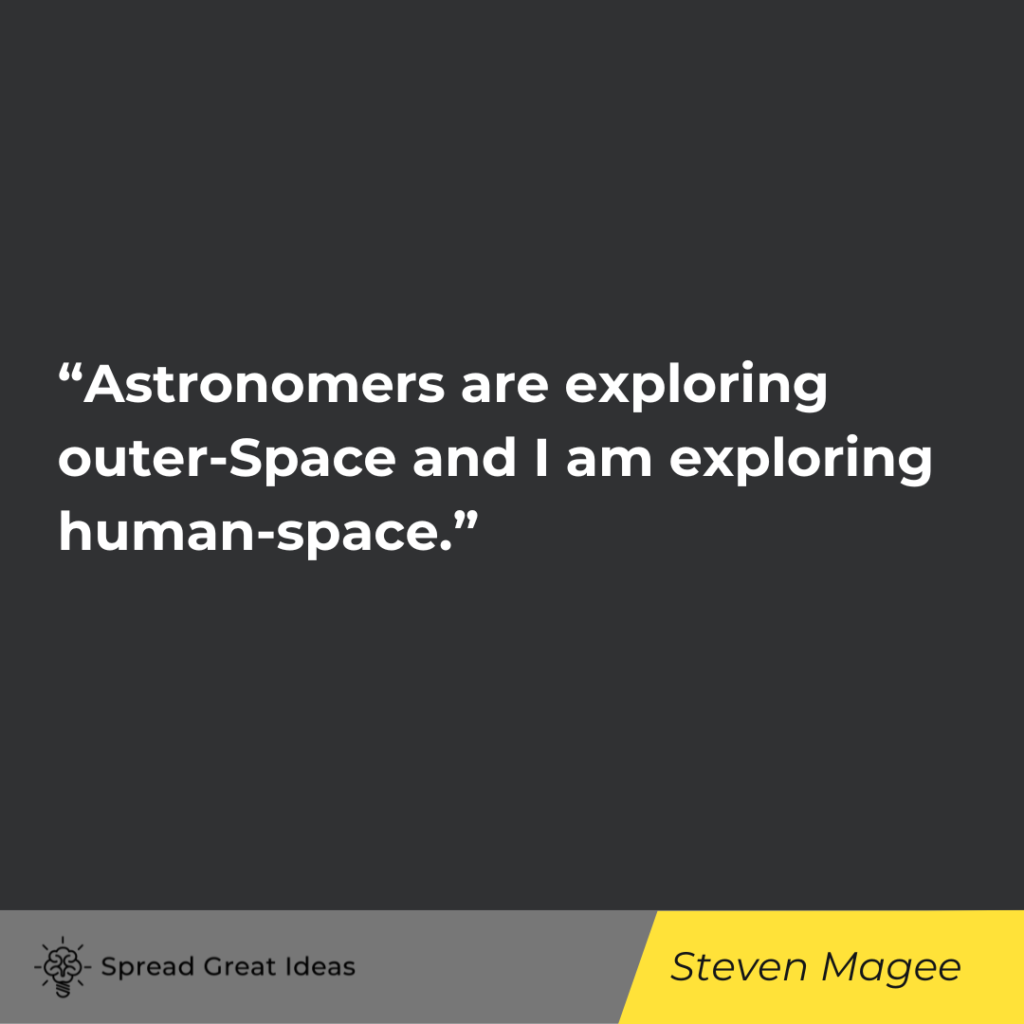 Steven Magee quote on explorer