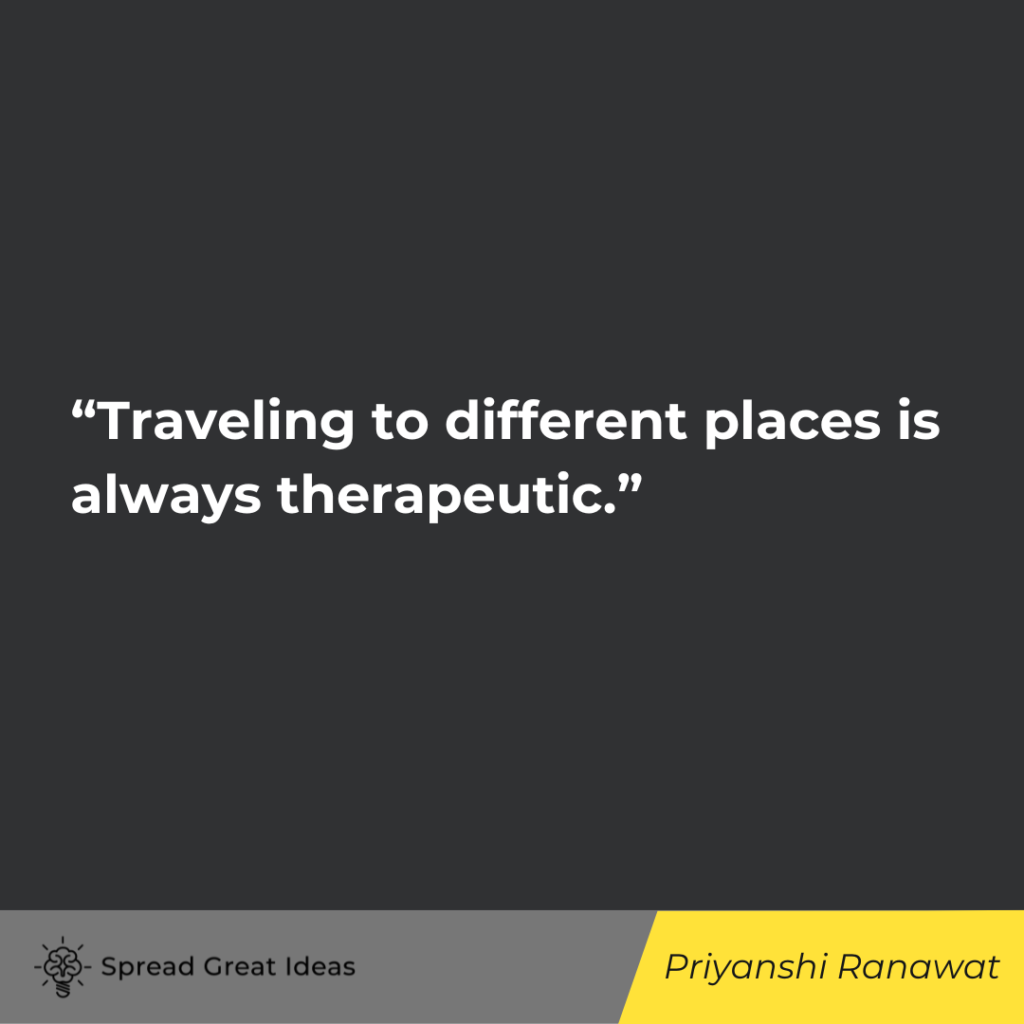 Priyanshi Ranawat quote on explorer