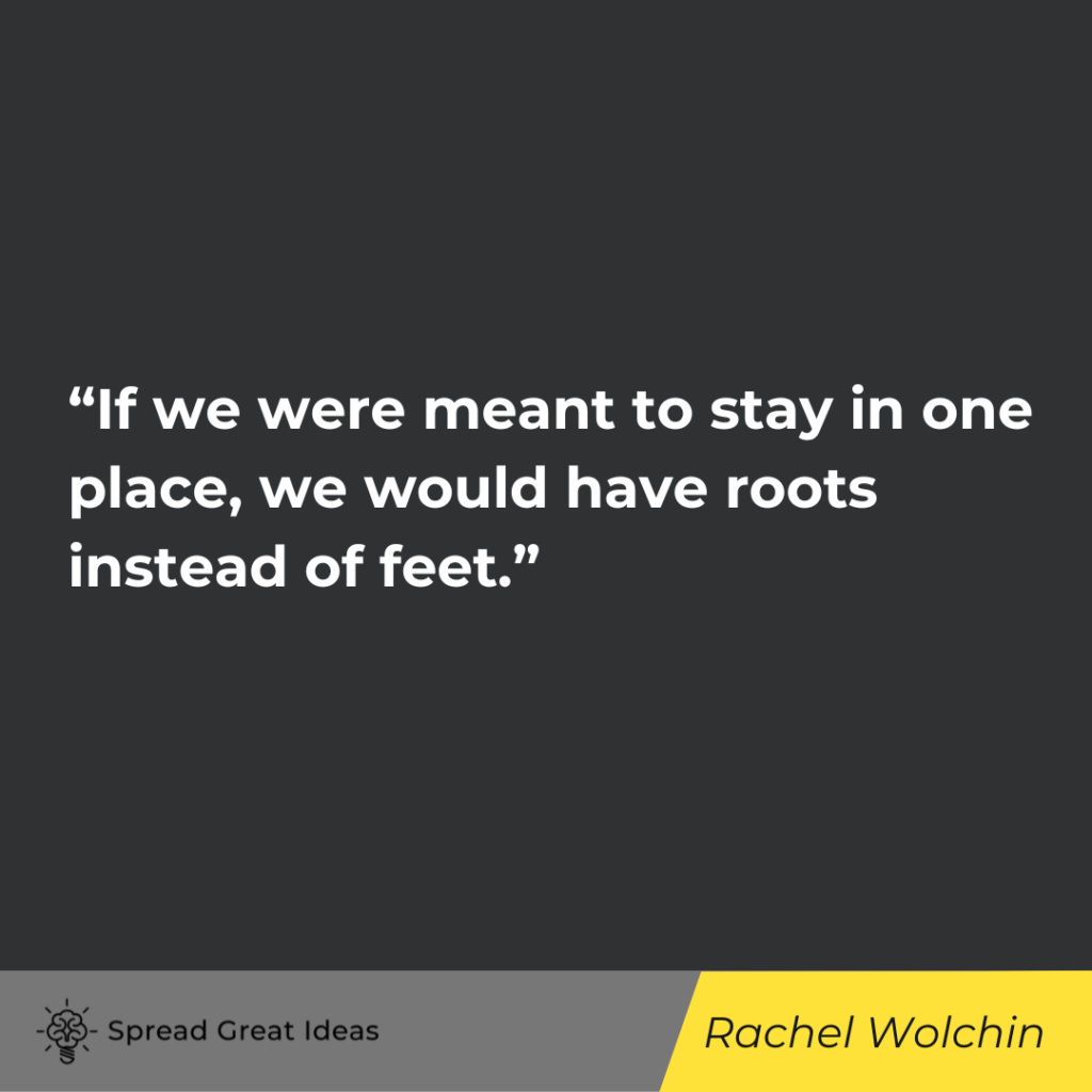 Rachel Wolchin quote on explorer