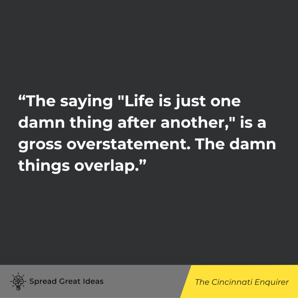The Cincinnati Enquirer quote on overwhelmed