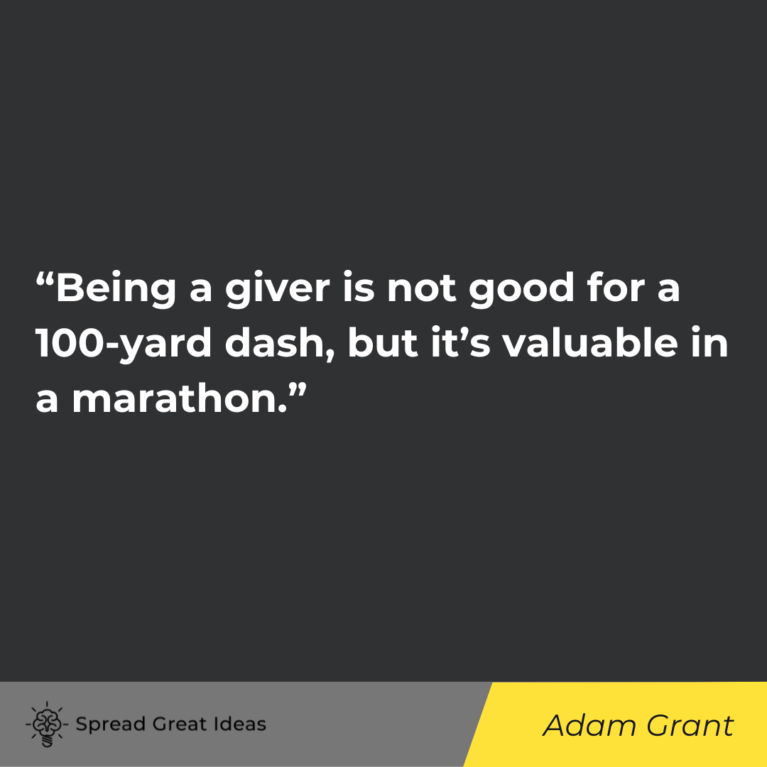 Adam Grant Quote on Networking