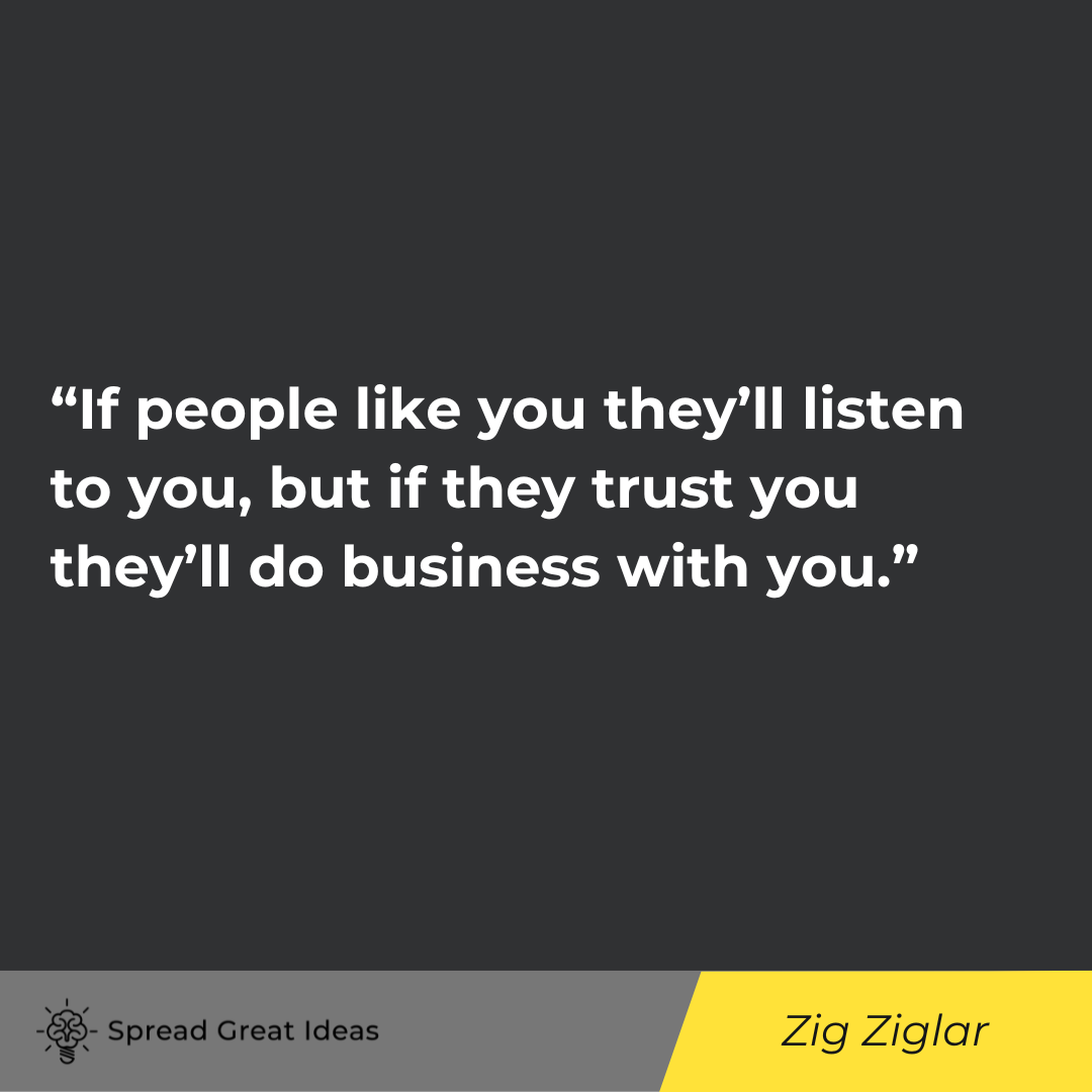 Zig Ziglar Quote on Networking