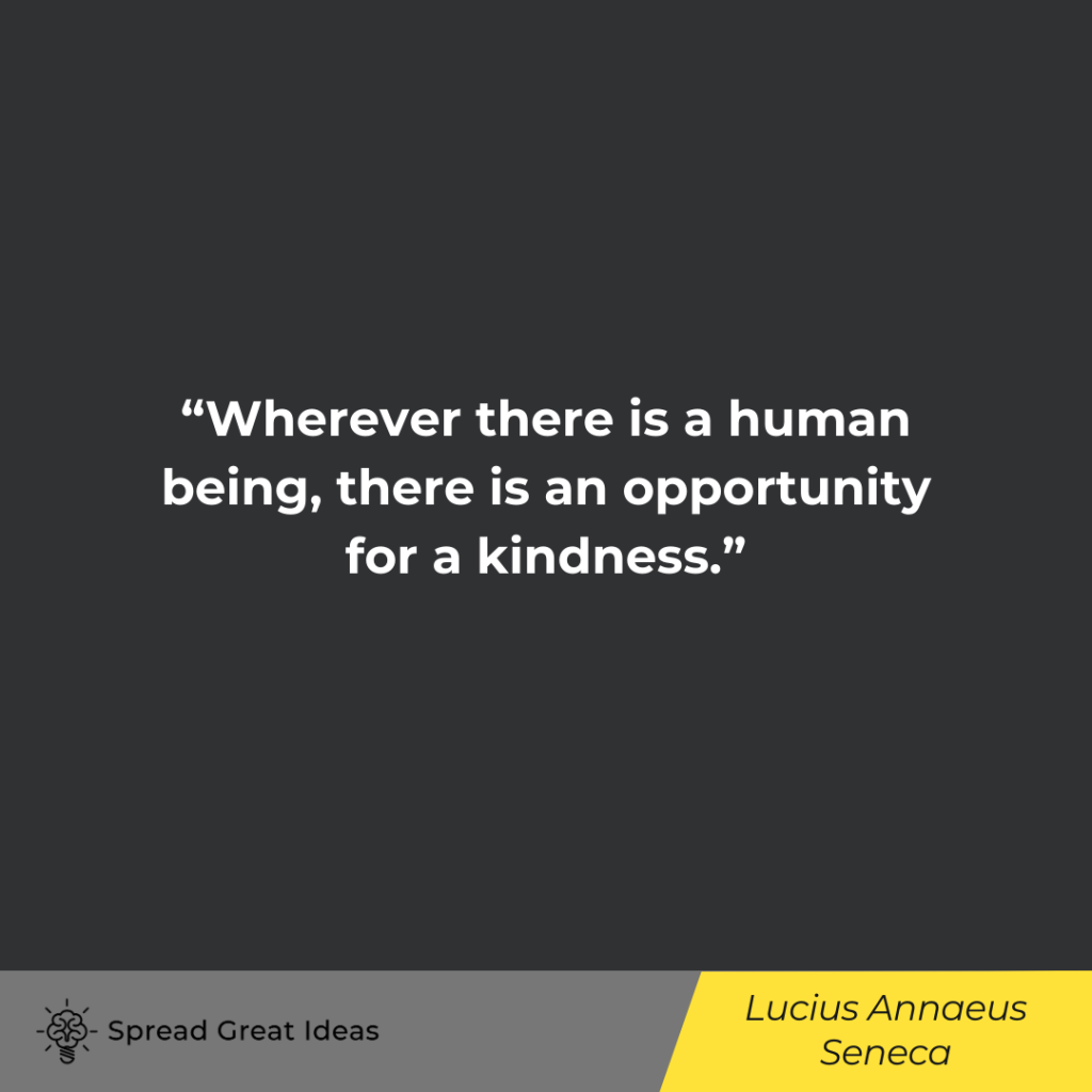 Lucius Annaeus Seneca quote on good heart