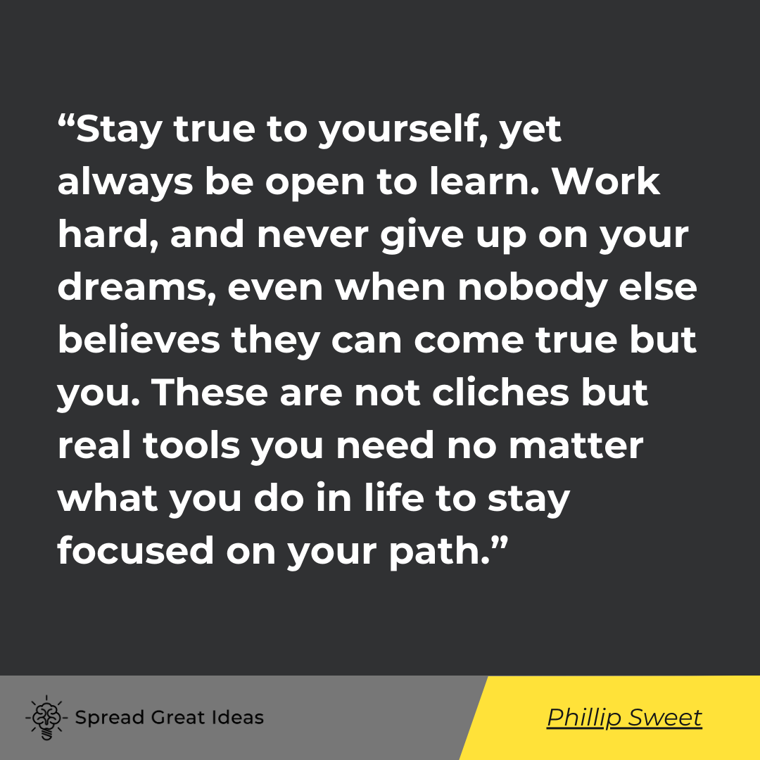 Phillip Sweet Quote